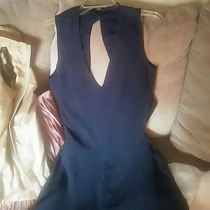 Club Monaco Navy Blue Jumpsuit